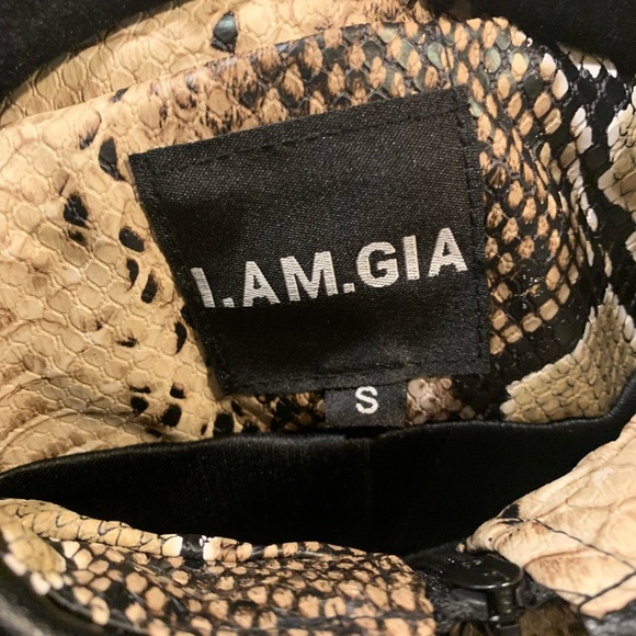 I am GIA snake print leather 3 pieces set - Picture 4 of 12